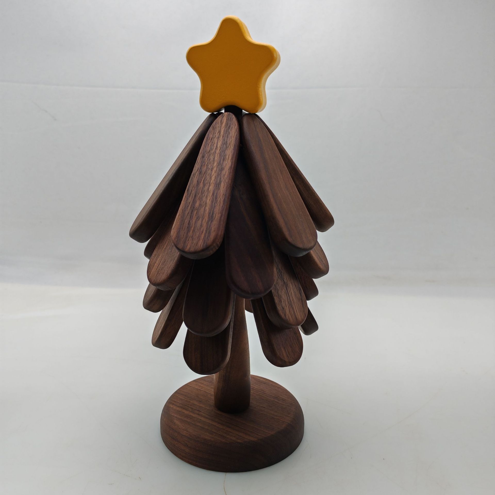 Un árbol de alto valor de nuez negra de América del Norte cubiertos de madera maciza almohadilla de aislamiento térmico resistente a quemaduras mesa de comedor decoración del hogar regalos