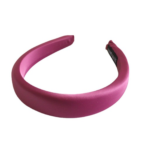 Internet celebrity Korean solid color Korean satin headband summer temperament girl wide-brimmed hairpin versatile high skull headband