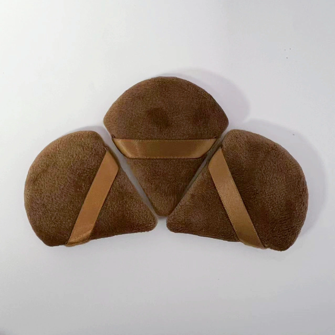 Triangular Makeup Sponge, double-sided soft powder puff, 70×65×10 mm, cotton