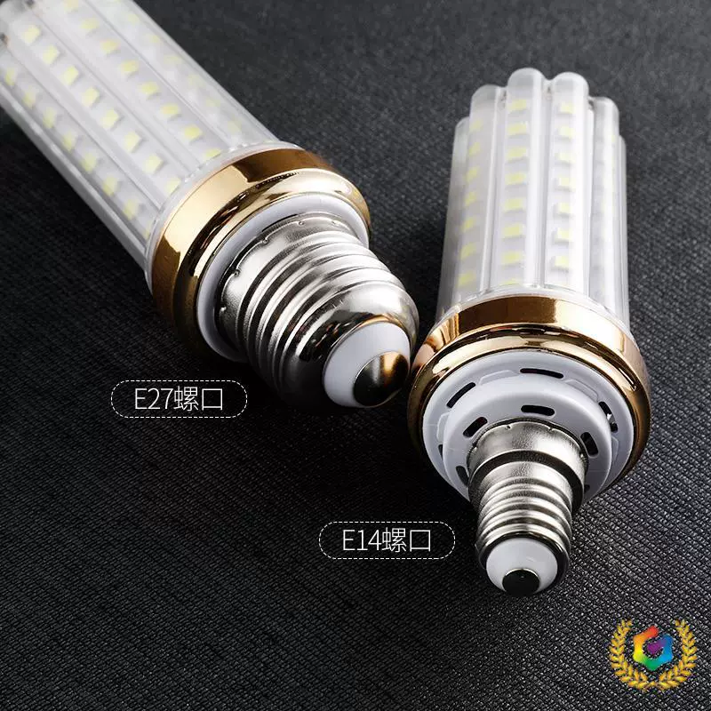 LED bulb, super bright candle, with screw socket, three colors