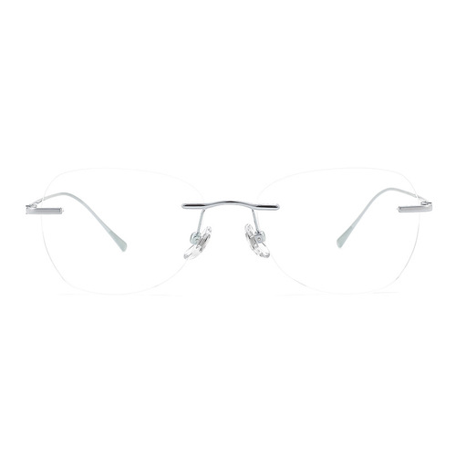 Designer Sunglasses with Frameless Style for Women - Model 2316, Pure Titanium, Lightweight, Minimalist Face Frame, Danyang Wholesale