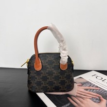 香港网红托特包简约妈妈包包2025新款印花女包手提单肩斜挎包大包