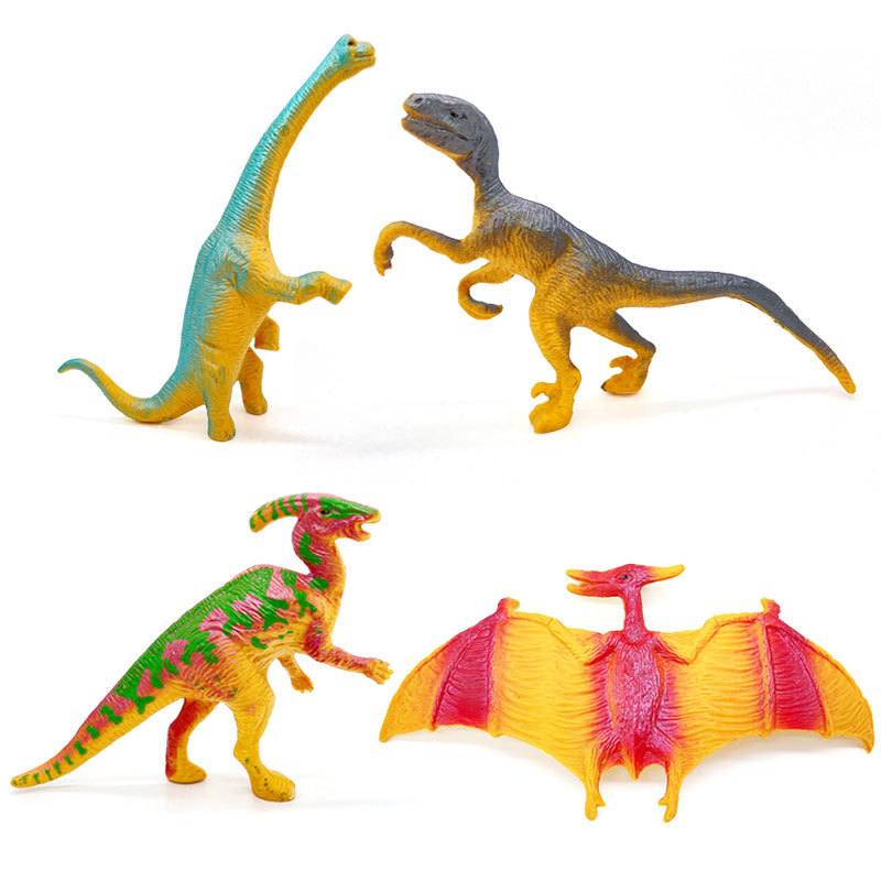 Cross-border Amazon 3-inch simulation of small dinosaur model animals 9-11cm pterosaur paracenopterosaur dinosaur toys wholesale