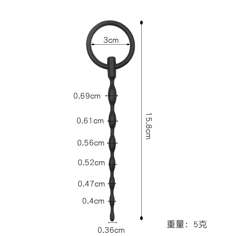Horse Eye Stick Silicone Urethral Dilator Set, Hollow Male Catheter Training Sticks — detail image 2