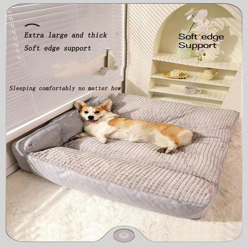 犬小屋冬保温大型犬ペットマット四季通用解体可犬マット犬床ソファー犬マット|undefined