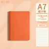 A7/100 sheets] Leather bound book [Orange orange] [Soft cover]