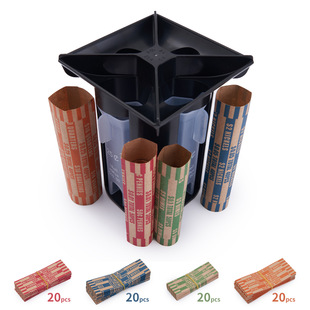 The US dollar coin piggy bank is suitable for 0.01 US dollars, 0.05 US dollars, 0.1 US dollars, 0.25 US dollars.