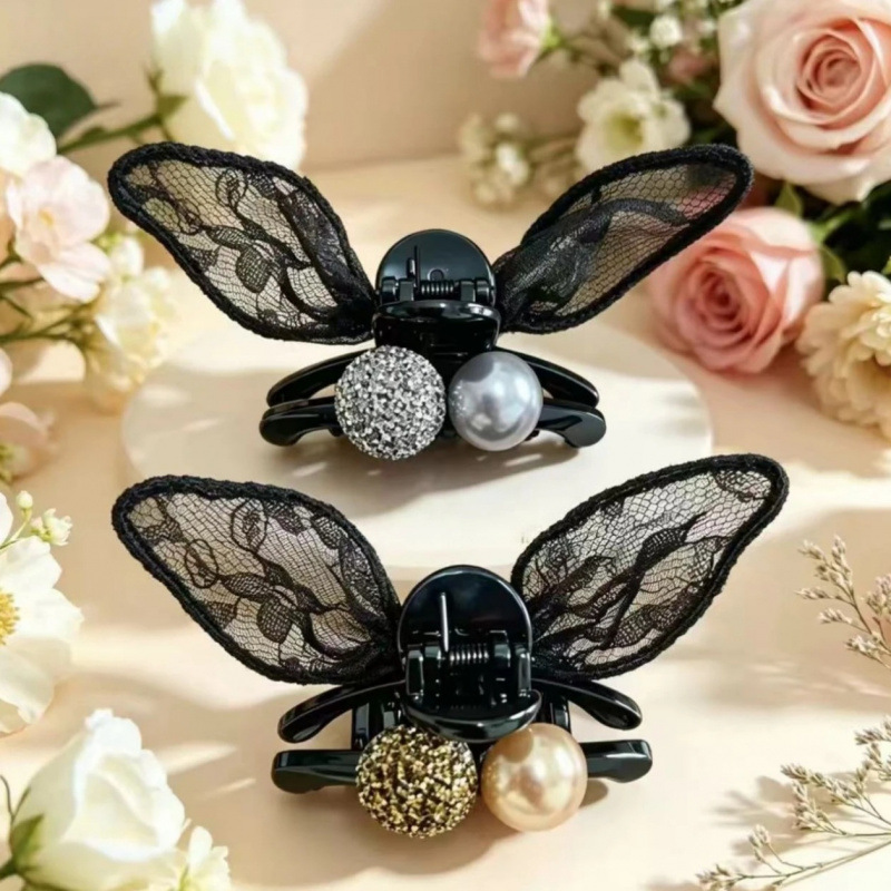 High-End Korean-Style Fairy Ear Clips for Women, Fashionable Forehead Hair Clips for Tidying Up, Versatile Hair Accessories
