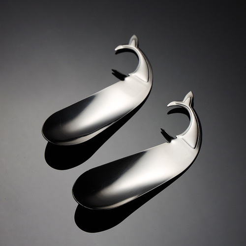 Aion 304 stainless steel passion fruit spoon to open eggs and fruit tools creative whale shape kitchen supplies gifts
