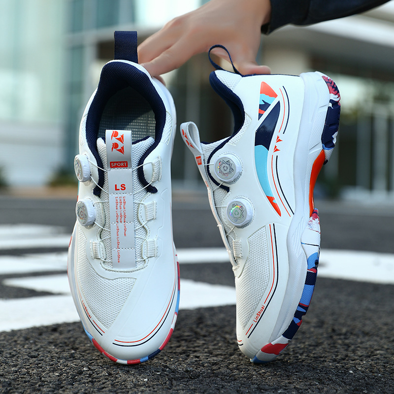 Men's and women's tennis shoes, badminton shoes, table tennis shoes, double-row rotating buckle low-top leather sports shoes, volleyball and tennis shoes Men's and women's tennis shoes, badminton shoes, table tennis shoes, double-row rotating buckle low-top leather sports shoes, volleyball and tennis shoes