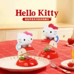 正版Hellokitty凯蒂猫萌兔苹果系列摇摇萌趣豆盲盒潮玩可爱摆件批