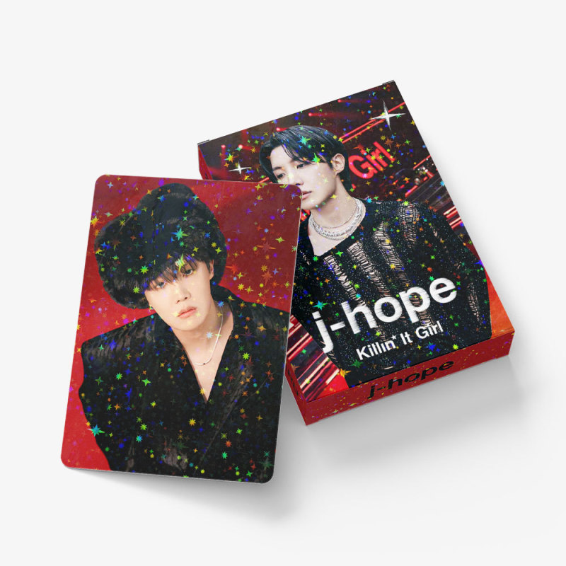 现货45张满天星小卡JHOPE周边闪卡郑号锡照片卡明星应援卡自印卡|undefined
