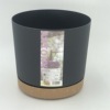 Modern plastic matte resin, flowerpot, increased thickness