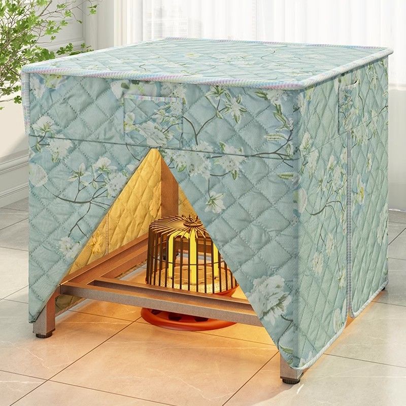 Factory Direct Sales Folding Heating Table Household Square Multi-Functional Electric Heating Table Winter Foot Warmer Office Dining Table