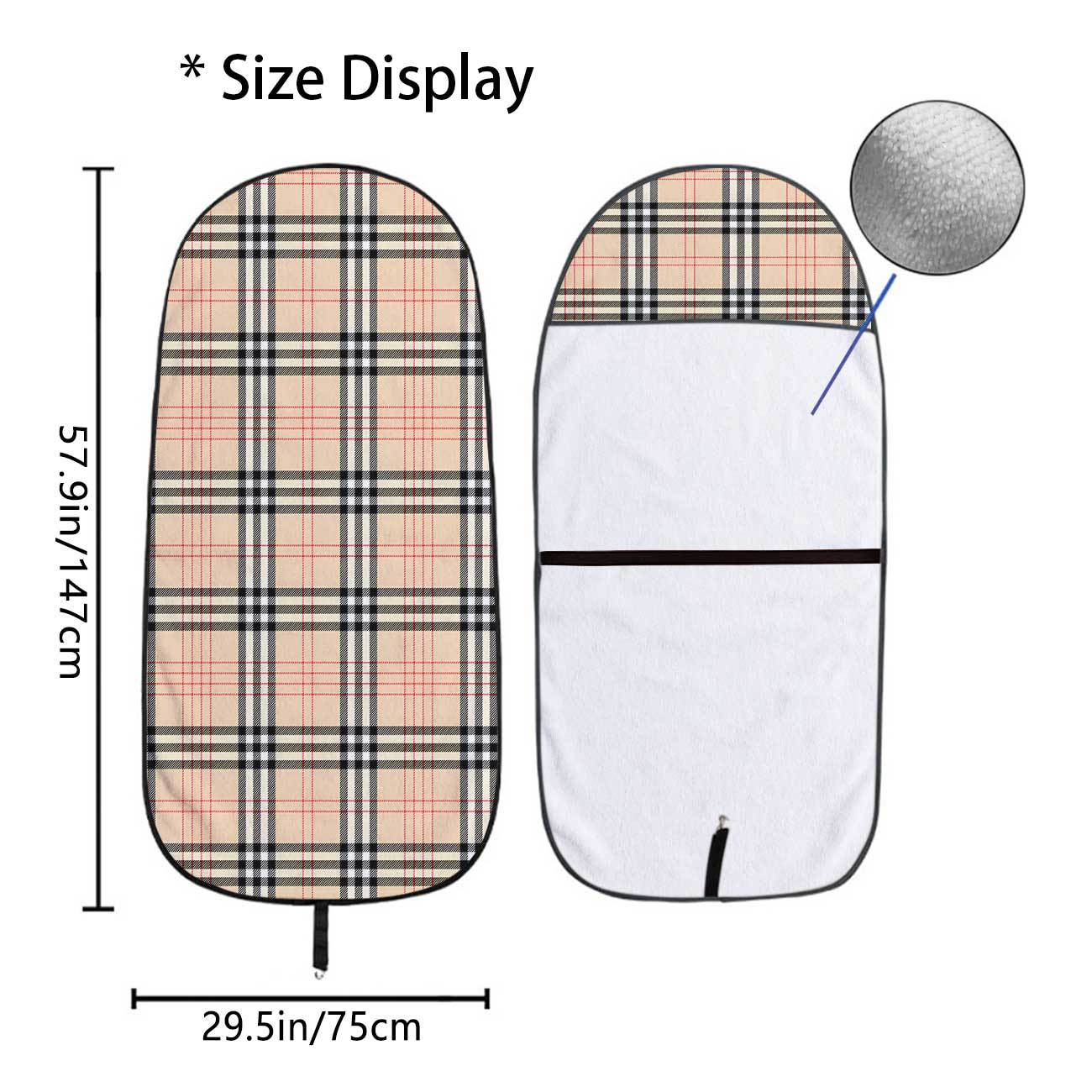 Car seat towel cover for front seats, suitable for gym and exercise, universal for all seasons, car use 171