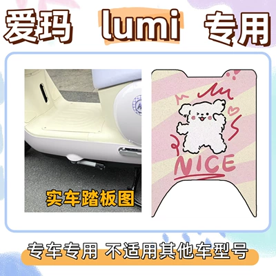 loop mats, Electric vehicle foot mat - line-puppy-special-for-emma-lumi