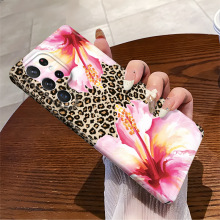 欧美复古炫酷豹纹鲜花适用三星GalaxyS25菲林手机壳S24Plus苹果17