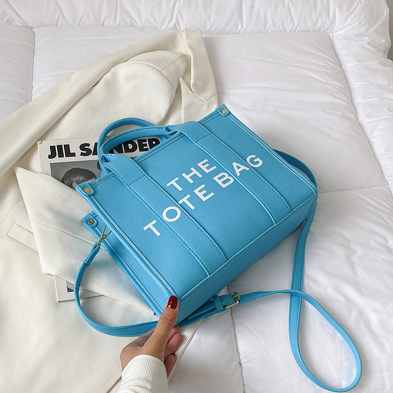 工場卸売 新品在庫あり トートバッグ ロゴ印刷可能 トレンド感溢れる万能ファッション クロスボーダー レディース PU ショルダーバッグ