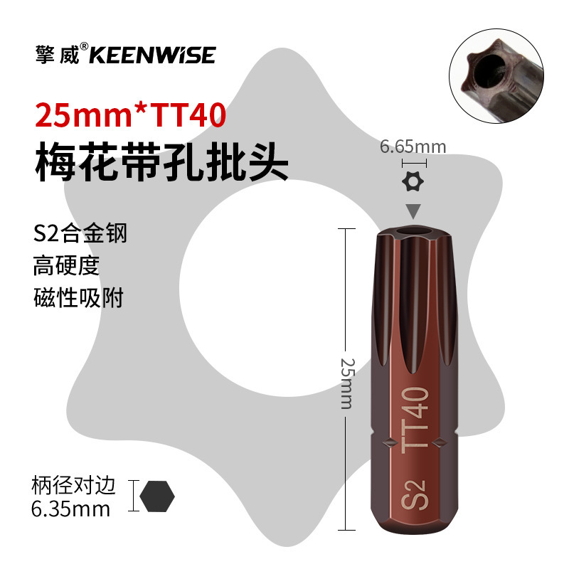十字短批头套装超短内六角披头一字梅花带孔三角五星U型四方25mm|undefined