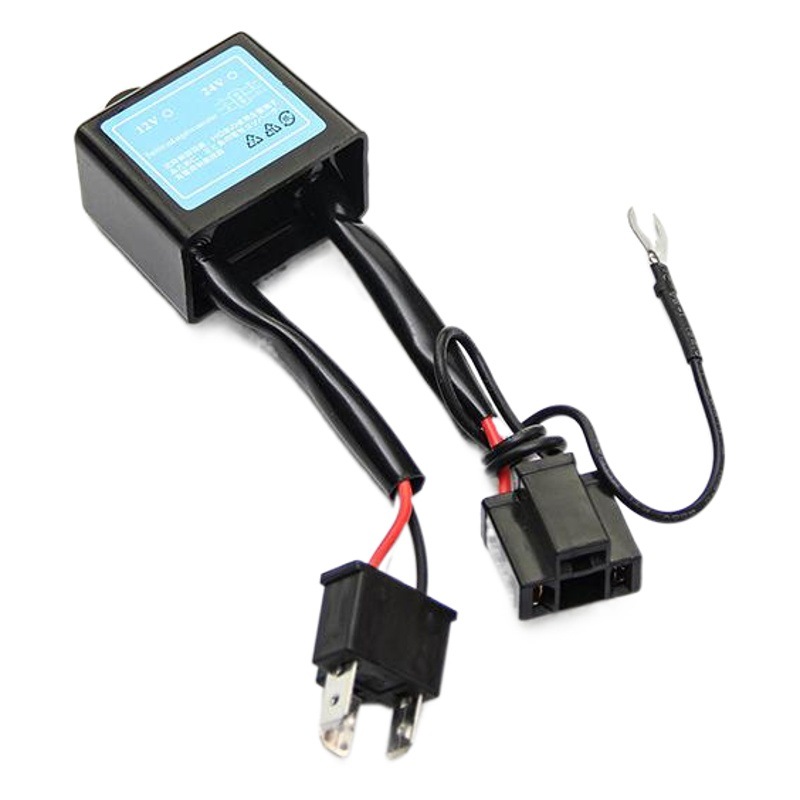 H4 LED faro polaridad convertidor eliminador de fallos decodificador HID H4 lámpara de xenón convertidor positivo y negativo