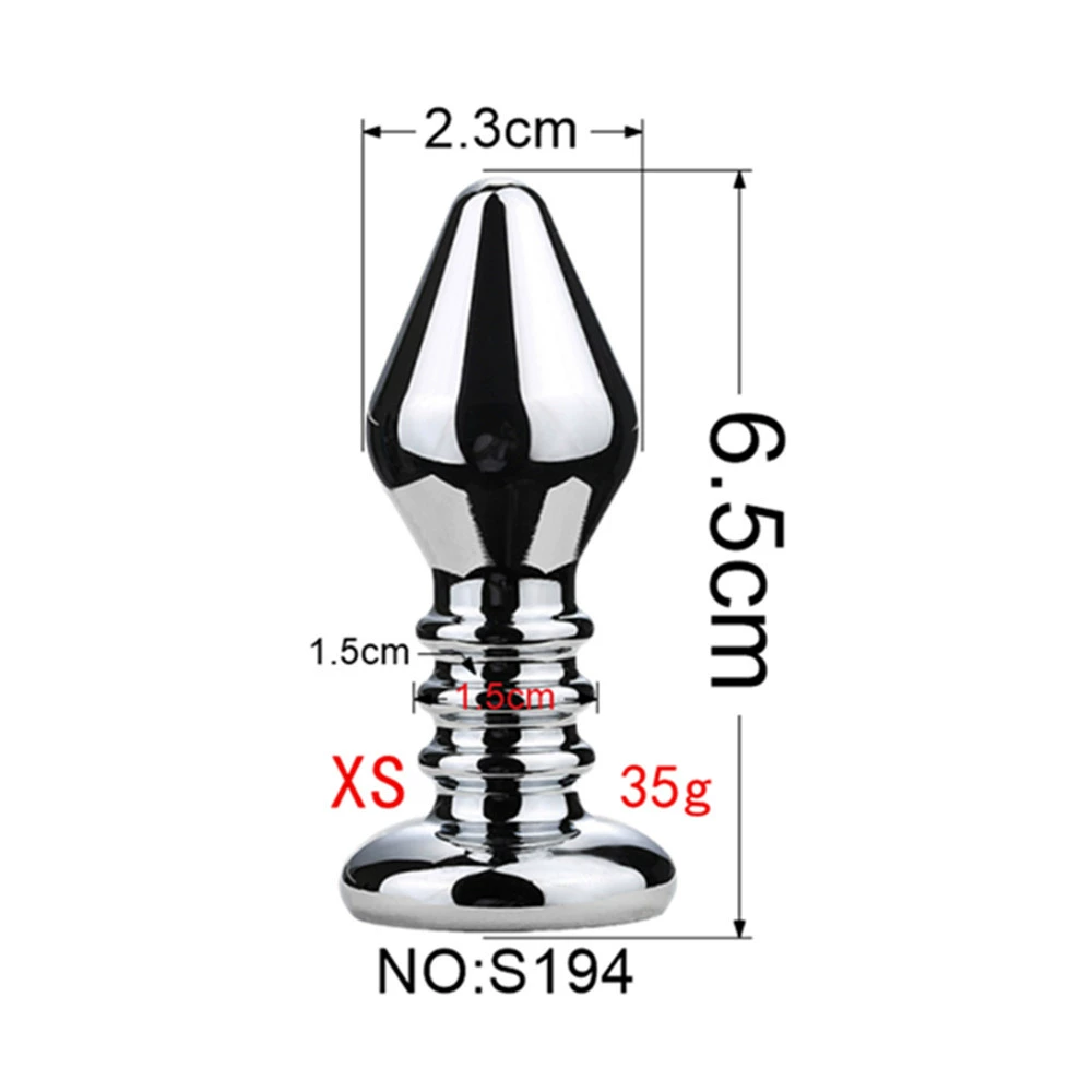 Detachable Anal Plug Heads, Silicone & Metal Options, Multiple Shapes and Sizes