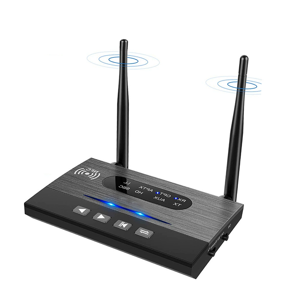 Bluetooth-приемопередатчик с длинной антенной модель 80M, волоконно-оптический, поддерживает прямой проход, три в одном, автомобильный TV