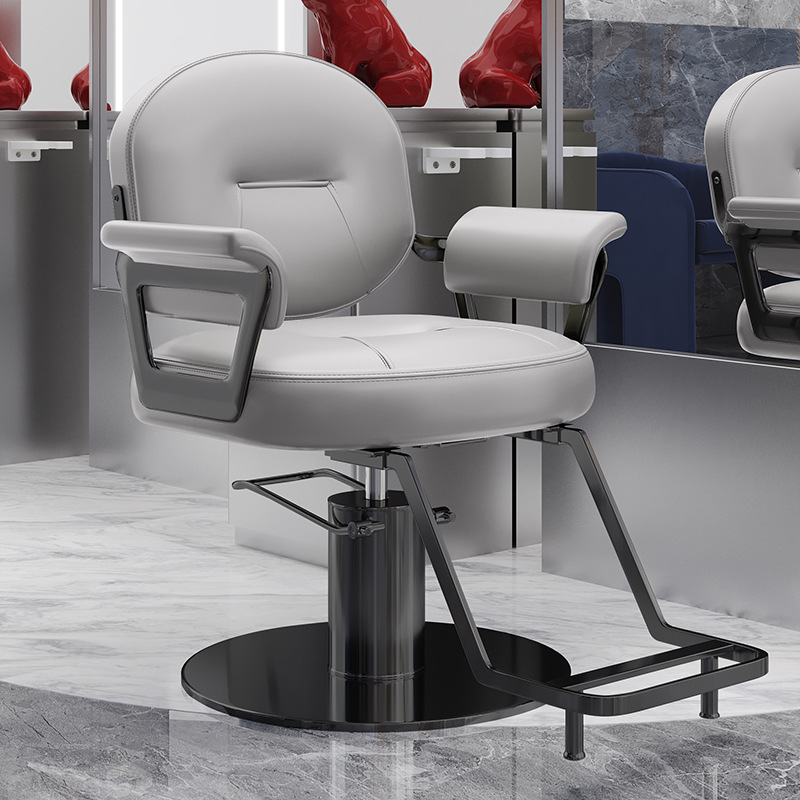 Nueva silla de peluquería en línea se puede elevar y bajar silla de peluquería de alta gama silla de peluquería especial silla de corte de pelo lujoso
