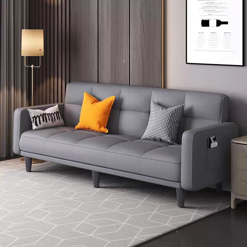 Sofa Living Room Small Apartment Rental Folding Sofa Bed Sheets Double Bedroom Simple Modern Apartment Fabric Sofa