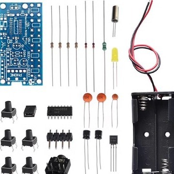 FM调频收音机套件76-108MHZ频率实训套件 DIY套件