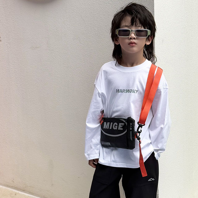 Bolso para niños coreano Chao Cool 2025, nueva moda para niños y niñas, bolsos accesorios para salir, bolsos de hombro para el comercio exterior