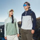 New Ice Silk Sun Protection Clothing for Men and Women, Contrasting Color Outdoor Anti-Uv Thin Breathable Hooded Jacket, Light Sun Protection Clothing