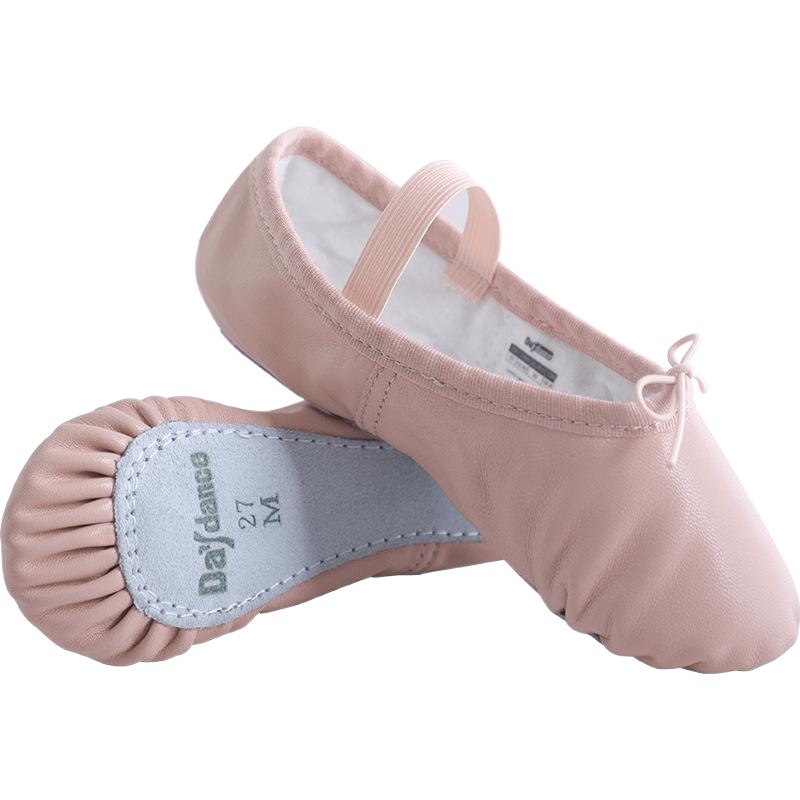 Zapatos de baile de piel de oveja para niños zapatos de baile zapatos de ballet de práctica suela de cuero para niñas zapatos de suela suave para niñas
