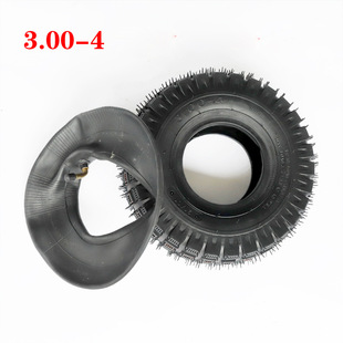 3.00-4 Inner and Outer Tires 10inch Elderly Scooter Battery Car Pneumatic Tires 300-4 Inner and Outer Bags Inner Tires and Outer Tires