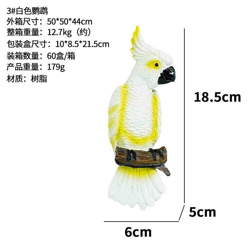 Adornos de acuario de resina de águila, adornos de acuario, piscicultura, adornos de paisajismo, accesorios de decoración de micropaisaje de pájaro de loro