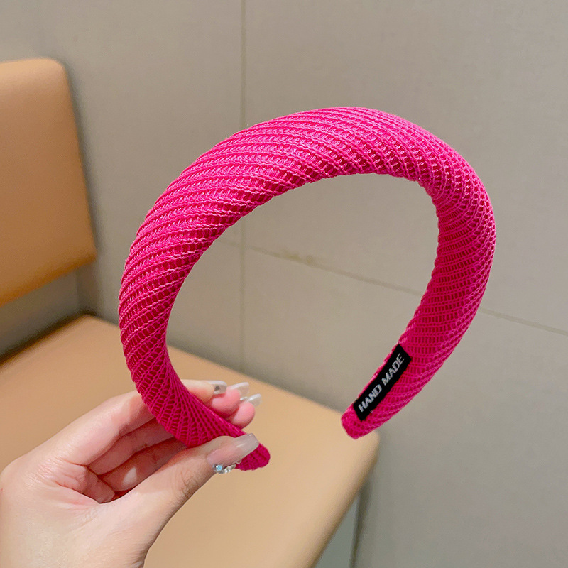 2025 nueva diadema de cabeza alta para mujer, lujo ligero, tarjeta de alta calidad, diadema de salida diaria de verano, pequeño paquete de cabello