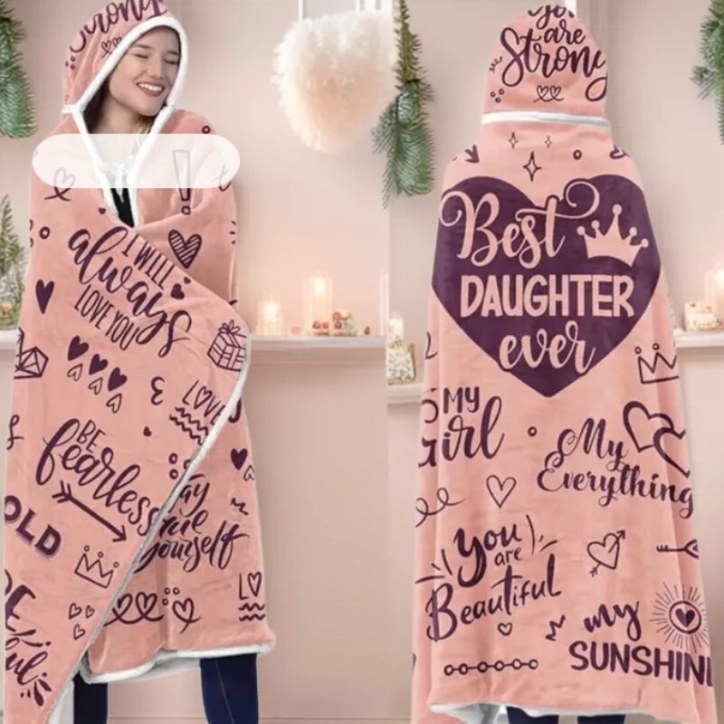 Factory Direct Supply Sherpa Wool Wearable Blanket Hoodie Christmas Gift Blanket for Relatives Factory Direct Supply Sherpa Wool Wearable Blanket Hoodie Christmas Gift Blanket for Relatives