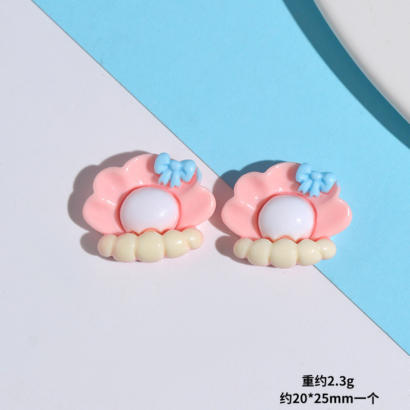 漫画樹脂オーシャンシェルガジェット diy クリーム接着剤下駄バックル文具水カップジュエリーパッチ素材|undefined