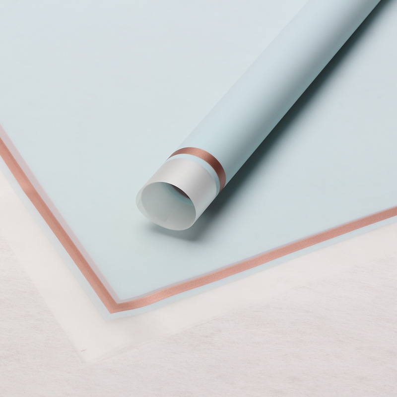 Huaxi transfronterizo Han Bundle de papel volador de película de gel de envoltura de flores impermeable florista suministros de flores papel de envoltura de ramo