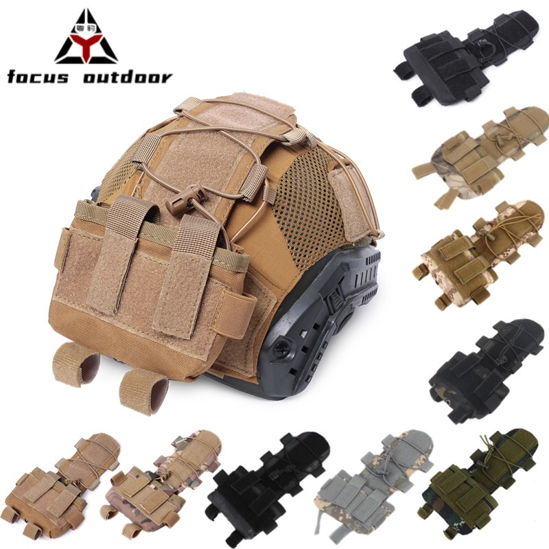 MK2 casco Paquete de batería táctica de camuflaje multifunción bolsa de contrapeso RÁPIDO casco dispositivo de visión nocturna batería