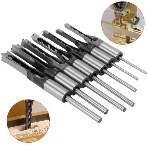 Woodworking square hole drill square tenon drill angle chisel wood tenon knife square hole opener woodworking tenon chisel square hole drill