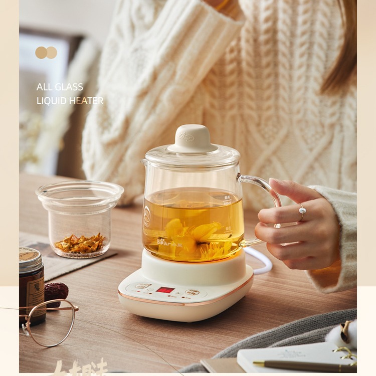 小熊养生壶配件耐热煮花茶电热烧水壶玻璃杯子盖子不带滤网其他