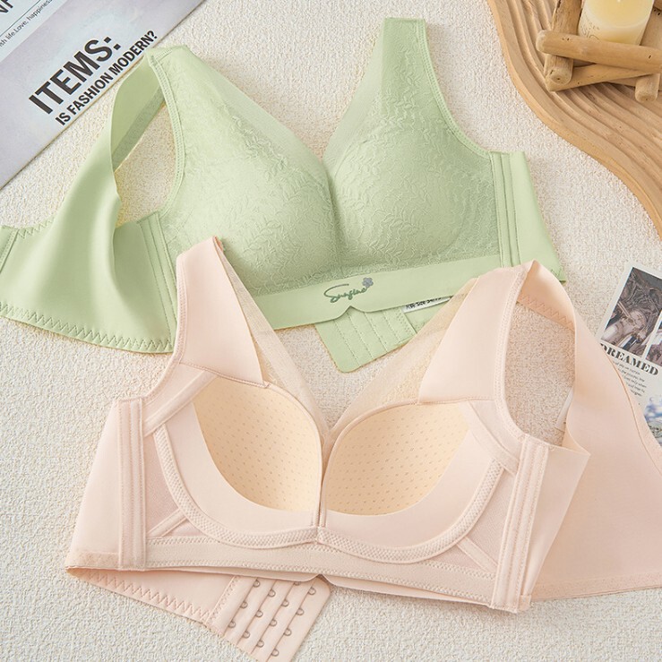 New Vest B Cup Non-magnetic Rings-free Push-up Bra Thin Cup Breathable Adjustable Sexy Lace Women's Underwear New Vest B Cup Non-magnetic Rings-free Push-up Bra Thin Cup Breathable Adjustable Sexy Lace Women's Underwear