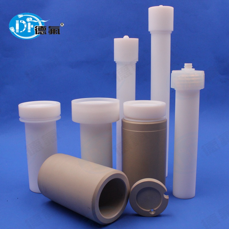 德氟厂家加工聚四氟乙烯TFM微波消解罐 PTFE四氟实验室微波消解罐