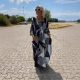 Wholesale 2025 summer plus size fashion loose sleeve printed French floral dress