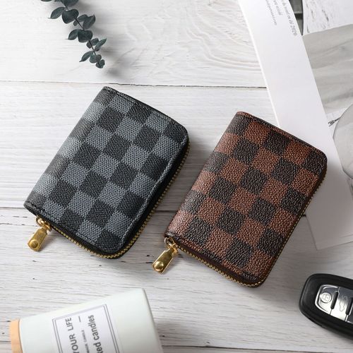 Bestselling Cross-Border Exports Accordion Short Card Holder with European and American Style, Short Accordion Card Case, Credit Card Protector