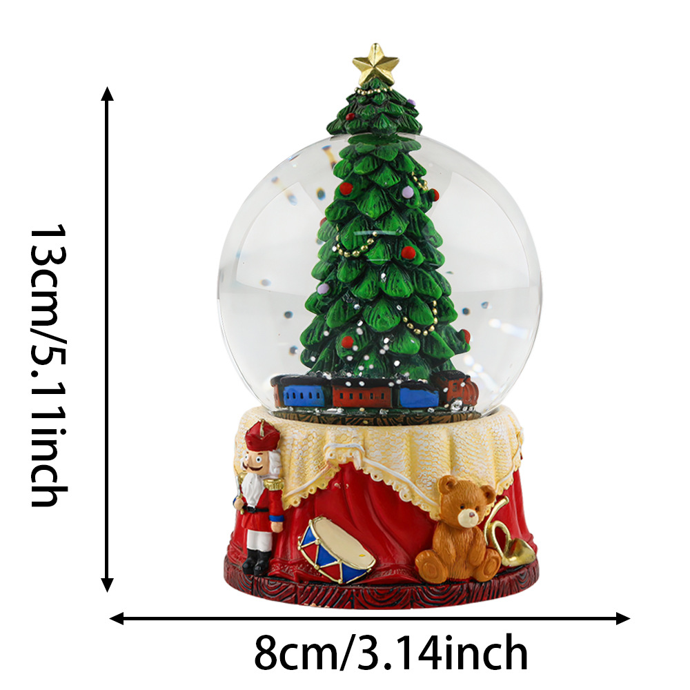  for snowflake Christmas tree crystal ball holiday decorations creative home ornaments resin crafts customization