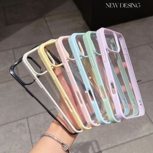Suitable for Apple 17/16 Material Shell Cream Glue Mobile Phone Case Candy Color 15/14P Dopamine Color Shell Anti-Fall Female