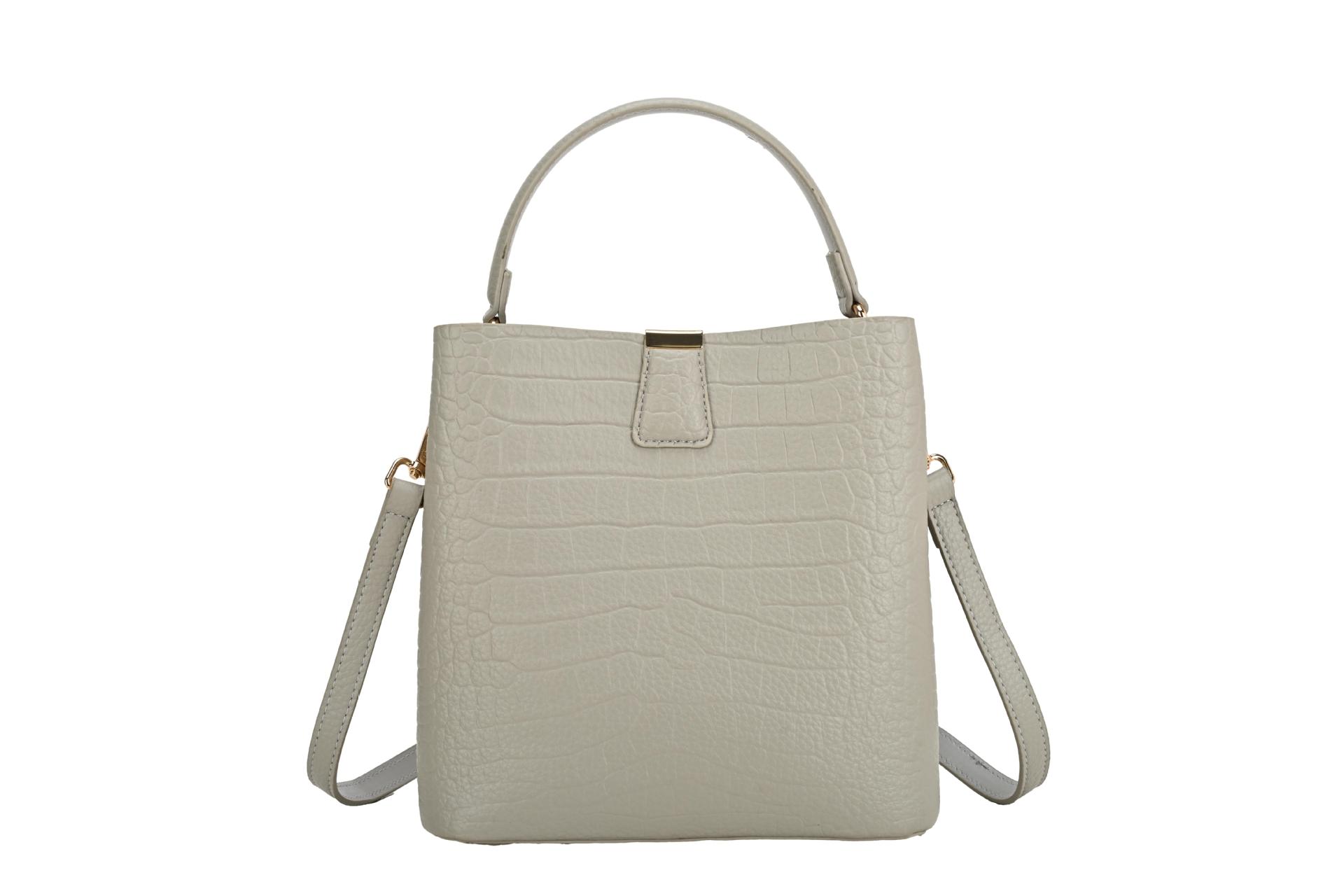 Comercio extranjero transfronterizo venta caliente cocodrilo bolso de cubo de mano mujer 2026 sensación de alto nivel europeo retro bolso de mochila image 9
