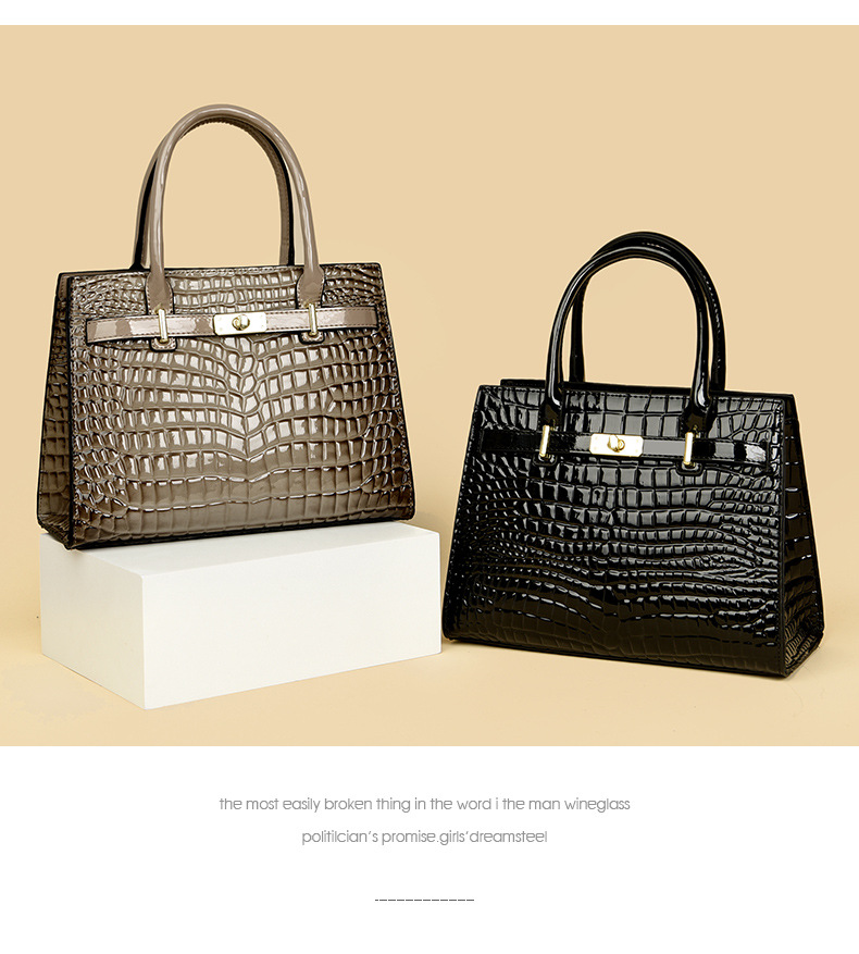 Dames handtas groot van lakleer luxe business tas voor dames_voghion.com