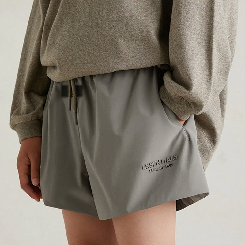 New FOG Retro Line ESSENTIALS HHH High Street Trendy Nylon Shorts Casual Loose Fit Sports Pants for Men and Women